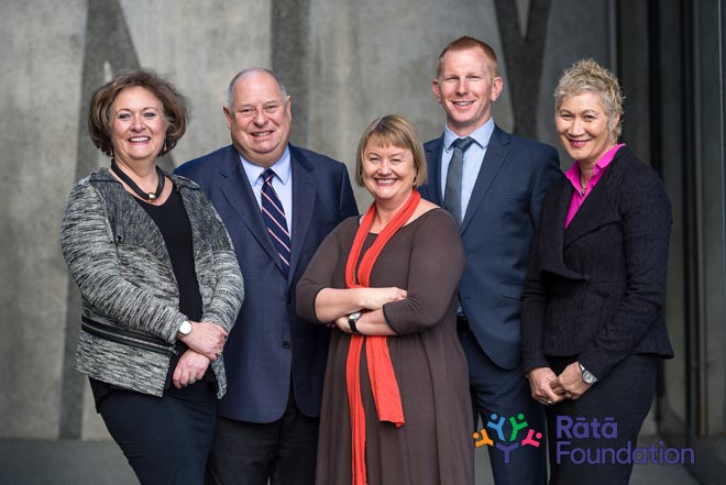 Christchurch Team business portrait photograph of Rata Foundation board members